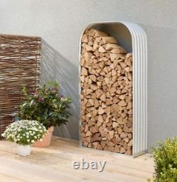 Outdoor Metal Log Store Shed Garden Firewood Storage Vertical or Horizontal