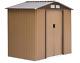 Outsunny Outdoor 7 X 4ft Lockable Metal Garden Tool Storage Shed