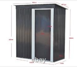 Panana Metal Garden Shed Storage Sheds Heavy Duty Outdoor Chest Tool Box