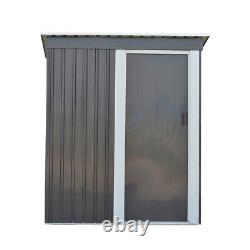 Panana New Metal Garden Shed 3 X 5FT Outdoor Tools Box Storage House