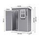 Plastic Garden Shed 6 X 4.5, 5 X 4, 4 X 3 Ft Storage Shed House Waterproof