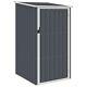 Small Metal Garden Shed Grey Storage Tool Bike Utility Outdoor Pent Chest Box