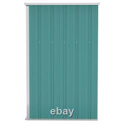 Wall-mounted Garden Shed Galvanised Steel Multi Colours Multi Sizes vidaXL
