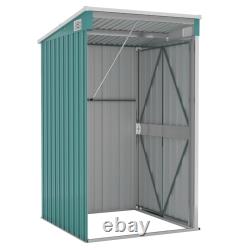 Wall-mounted Garden Shed Galvanised Steel Multi Colours Multi Sizes vidaXL
