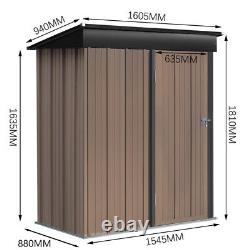 XL/Large Metal Garden Shed Outdoor Storage Sheds Apex Roof House Box Lockable