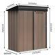 Xl/large Metal Garden Shed Outdoor Storage Sheds Apex Roof House Box Lockable