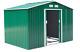Xxl 9x6ft Shed Outdoor Storage Metal Garden Shed + Heavy Steel Foundation Green