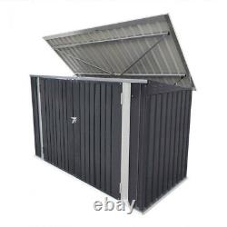 Xxl metal double door garden storage shed