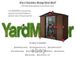Yardmaster The Original NO. 1 Metal Garden Shed Pent Store All Size 3'11x 5'2