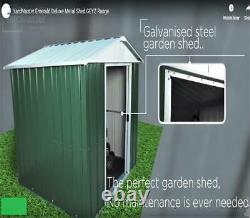 283 Yardmaster Emerald Apex Metal Garden Shed Max Taille Extérieure 9'11x 9'9