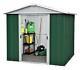 790 Yardmaster Apex Metal Garden Shed Taille Extérieure Maximale 7'11x 7'2