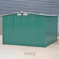 8 Ft X 8 Ft Store House Shed Outdoor Shed Metal With Floor Foundation Apex Roof