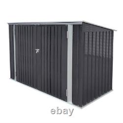 Galvanized Metal Large Storage Garden Shed Bike Unit Outils Bicycle Store Nouveau