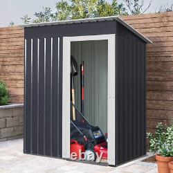 Jardin Shed Sliding Door Outdoor Tools Box Storage House Small Container Metal