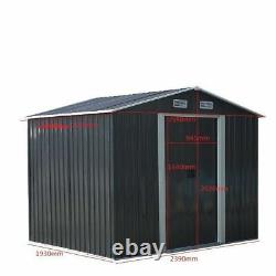 Mighty Metal Garden Shed Outdoor Storage House Outils Sheds With Free Foundation