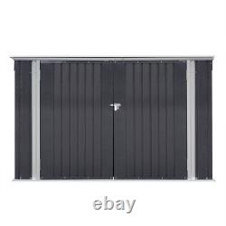Outdoor Metal Steel Garden Bike Shed Tool Storage Shed Unit House Coffre-fort Pour Vélos